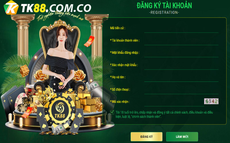 Đăng ký TK88 đơn giản nhất