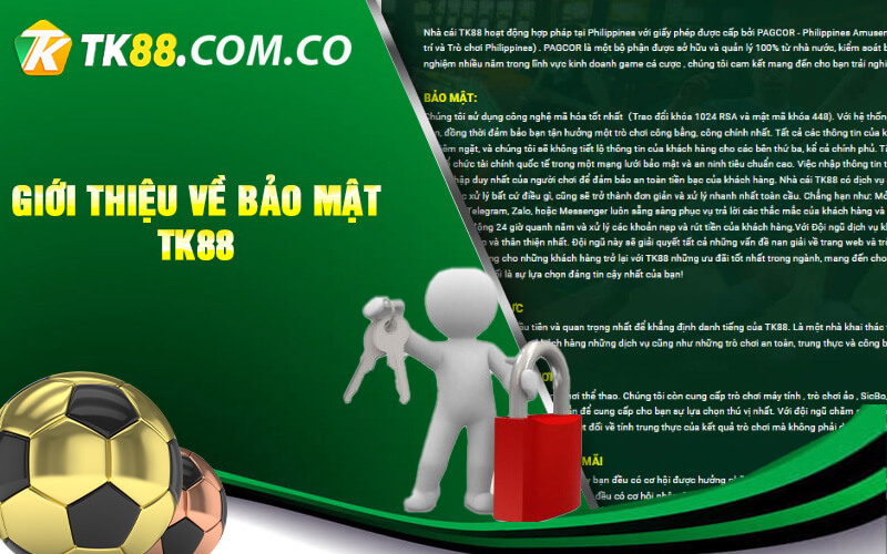 Giới thiệu về bảo mật TK88